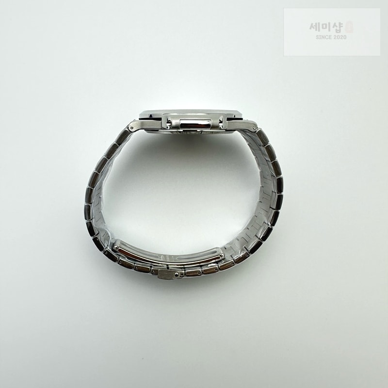Patek Philippe 3K공장 파텍필립 노틸러스 점보 5711 스틸 다이아몬드파베베젤 블루다이얼 브레이슬릿 Nautilus Jumbo 5713 Dia SS/SS Blue/Stk 3KF Asia 324 시계 8번 이미지