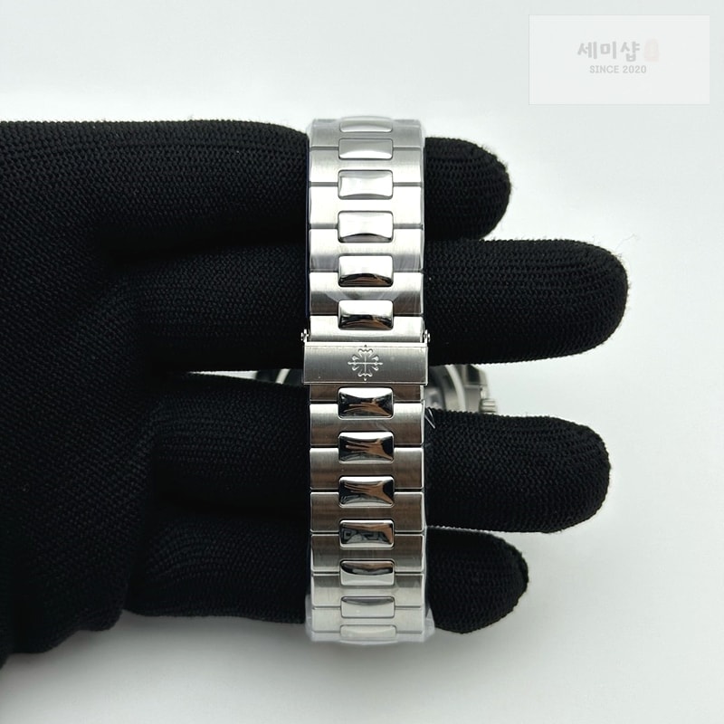 Patek Philippe 3K공장 파텍필립 노틸러스 화이트다이얼 Nautilus 5711/1A 3KF 1:1 Best Edition White Textured Dial on SS Bracelet A324 Super Clone V2 시계 6번 이미지