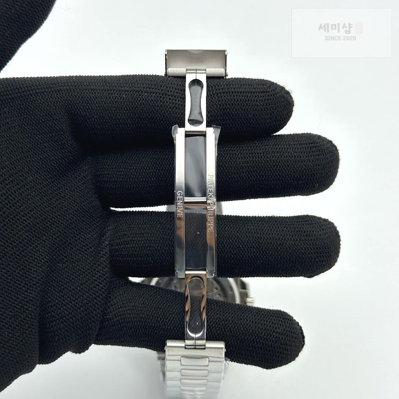 Patek Philippe 3K공장 파텍필립 노틸러스 화이트다이얼 Nautilus 5711/1A 3KF 1:1 Best Edition White Textured Dial on SS Bracelet A324 Super Clone V2 시계 7번 이미지