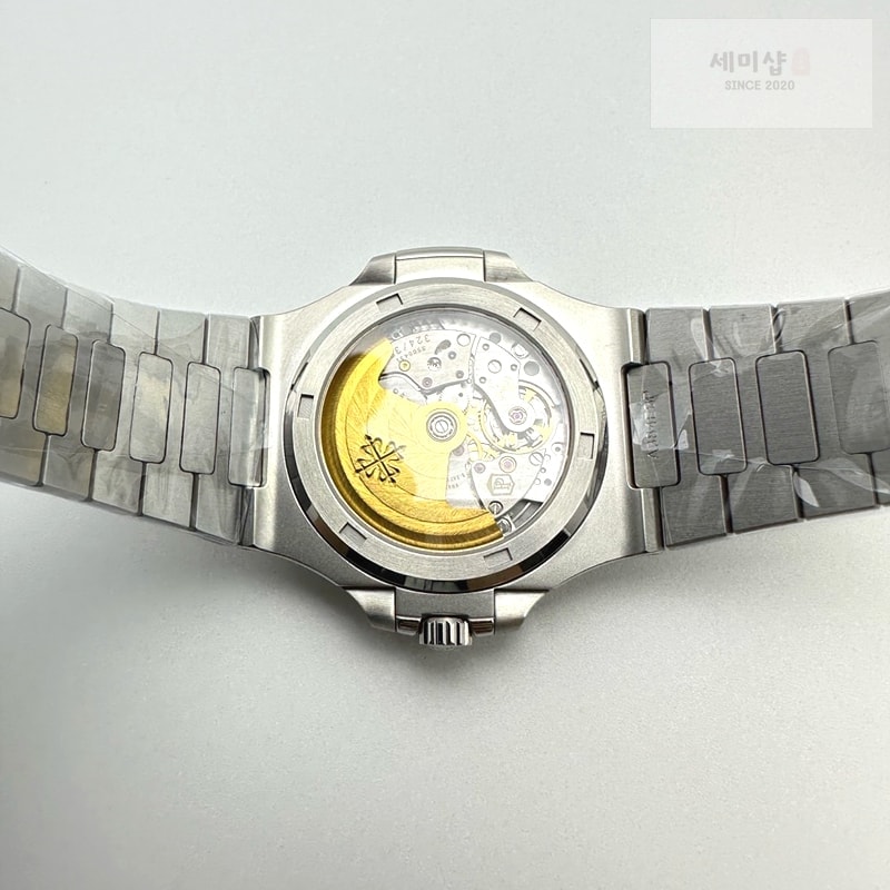 Patek Philippe 3K공장 파텍필립 노틸러스 화이트다이얼 Nautilus 5711/1A 3KF 1:1 Best Edition White Textured Dial on SS Bracelet A324 Super Clone V2 시계 10번 이미지