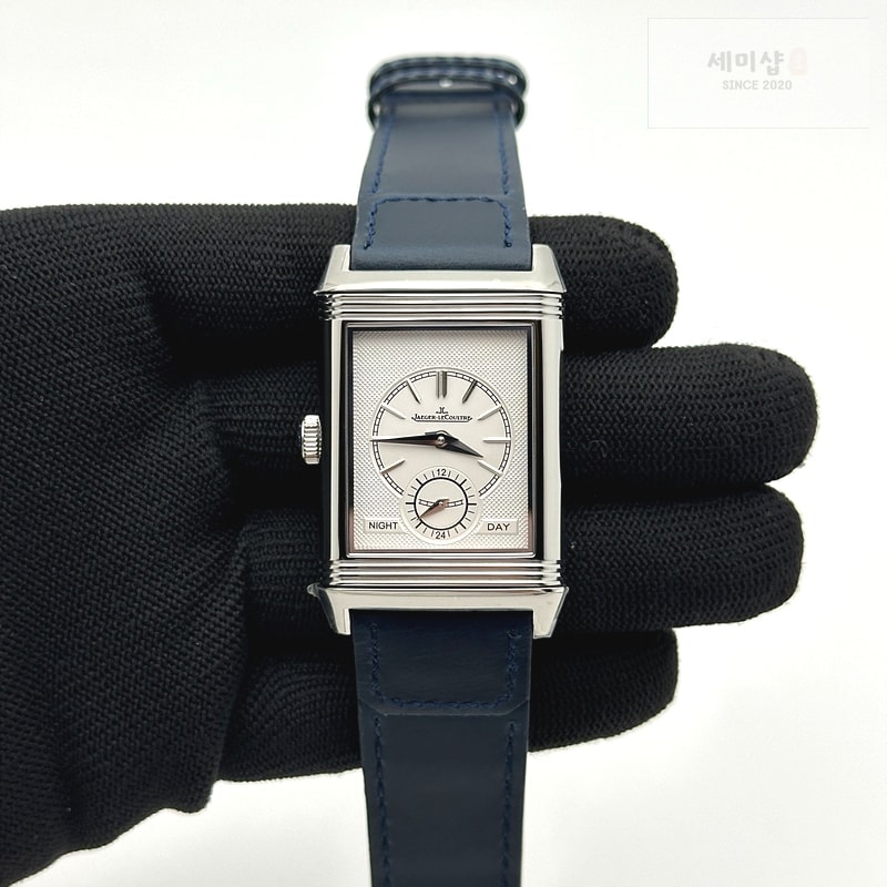 Jaeger Le Coultre MG공장 예거 리베르소 듀오페이스 블루가죽스트랩 Reverso Tribute Small Seconds SS/LE Blue MGF A854A 시계 6번 이미지