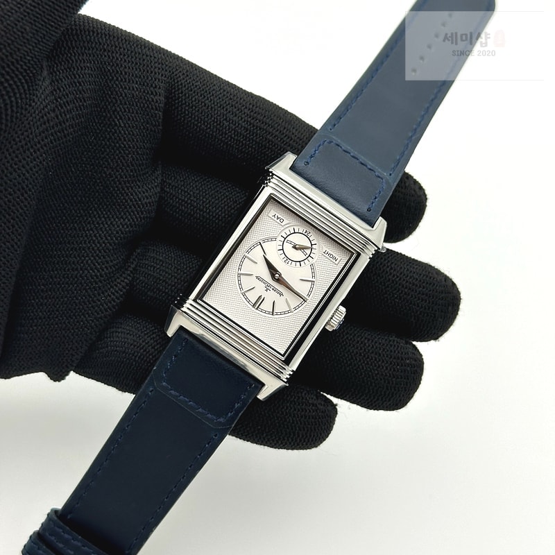 Jaeger Le Coultre MG공장 예거 리베르소 듀오페이스 블루가죽스트랩 Reverso Tribute Small Seconds SS/LE Blue MGF A854A 시계 10번 이미지