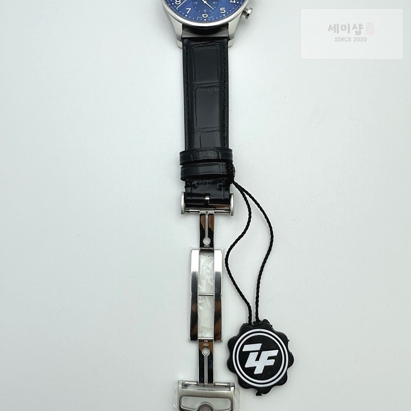 I W C ZF공장 V3 포르투기저 블루다이얼 가죽스트랩 Portuguese IW371606 ZF V3 1:1 Best Edition SS Blue Dial on Black Leather Strap A96355 시계 8번 이미지