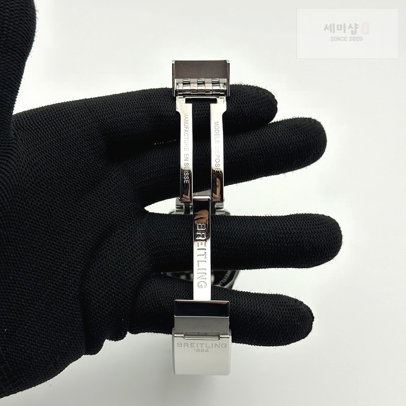 Breitling TF공장 브라이틀링 내비타이머 38 블루다이얼 브레이슬릿 Navitimer 38 Date SS TF 1:1 Best Edition Blue Dial on SS Bracelet A2824 시계 7번 이미지
