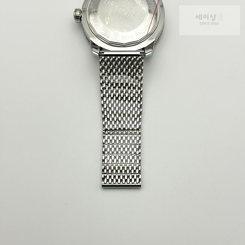 Breitling 브라이틀링 슈퍼오션 헤리티지 II 46mm 스틸 화이트다이얼 블랙러버스트랩 SuperOcean Heritage ii 46mm SS White Dial Black Ceramic Bezel on Black Rubber Strap A2824 시계 10번 이미지