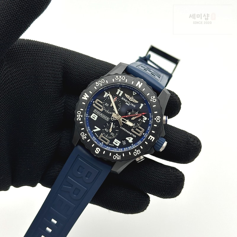 Breitling 무명공장 브라이틀링 인듀어런스 프로 44 쿼츠 DLC블랙앤화이트 Endurance Pro 44mm Wht DLC/RU Black Swiss Qtz 시계 5번 이미지