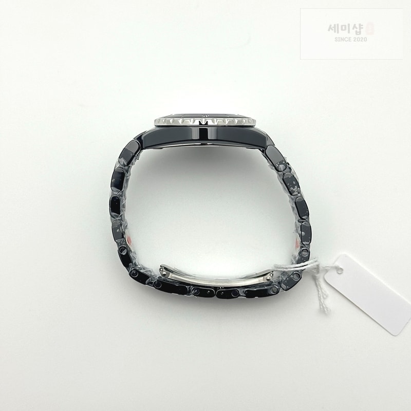 C H A N E L HT공장 샤넬 J12 블랙세라믹 33mm 여성용 세라믹브레이슬릿 솔리드백 XHANEL J-12 Ladies 33mm CER/CER Blk/Num EAST Swiss Qtz KOR EAST공장 시계 8번 이미지