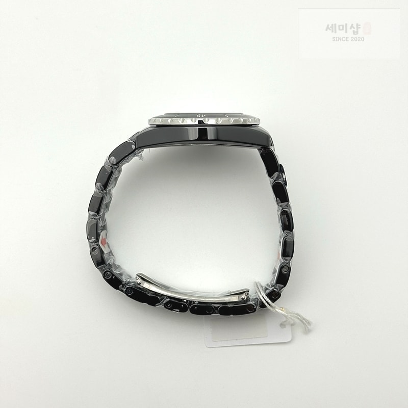 C H A N E L HT공장 샤넬 J12 블랙세라믹 38mm 남성용 세라믹브레이슬릿 솔리드백 XHANEL J-12 38mm Blk CER/CER Blk/Num EAST A2892 KOR EAST공장 시계 8번 이미지