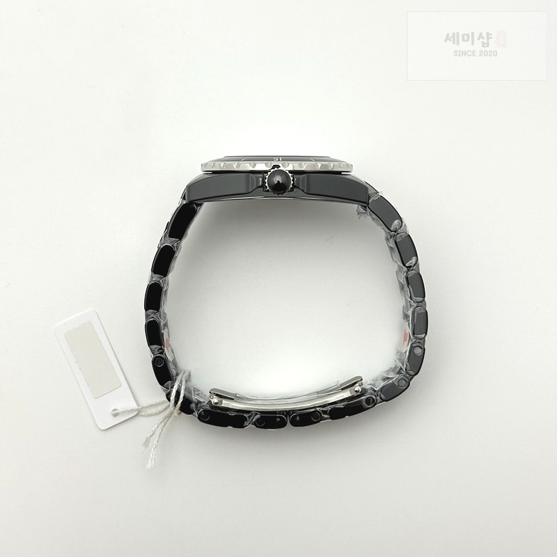 C H A N E L HT공장 샤넬 J12 블랙세라믹 38mm 남성용 세라믹브레이슬릿 솔리드백 XHANEL J-12 38mm Blk CER/CER Blk/Num EAST A2892 KOR EAST공장 시계 9번 이미지