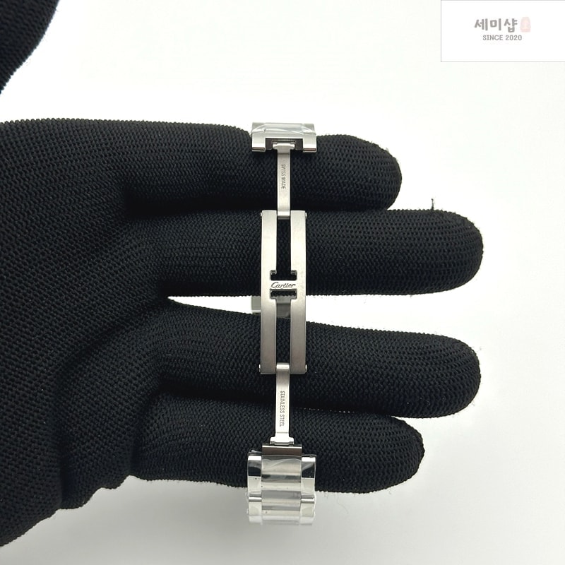 Cartier AF공장 까르띠에 발롱블루 28MM 스틸 화이트다이얼 브레이슬릿 Ballon Bleu 28mm SS White Dial on SS Bracelet Ronda Quartz 시계 7번 이미지