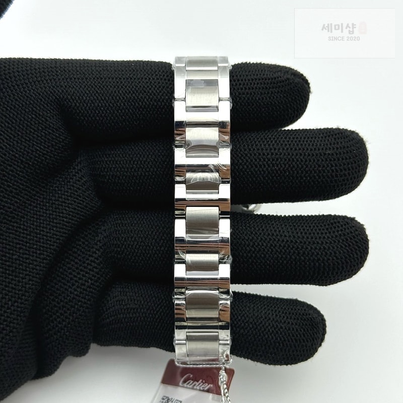 Cartier 3K공장 까르띠에 발롱블루 33 오토메틱 스틸 화이트다이얼 가죽스트랩 Ballon Bleu 33mm SS 3KF 1:1 Best Edition White Dial on Black Leather Strap A076 시계 6번 이미지