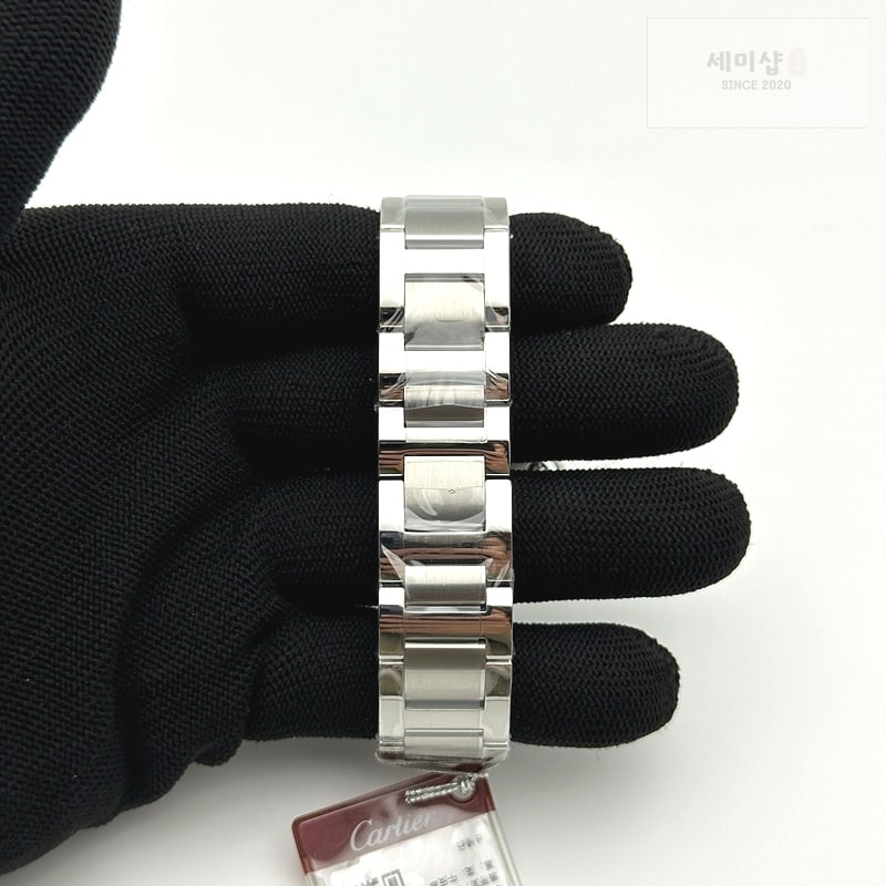 Cartier 3K공장 까르띠에 발롱블루 36 오토메틱 스틸 화이트다이얼 가죽스트랩 Ballon Bleu 36mm SS 3KF 1:1 Best Edition White Dial on Black Leather Strap A076 시계 6번 이미지