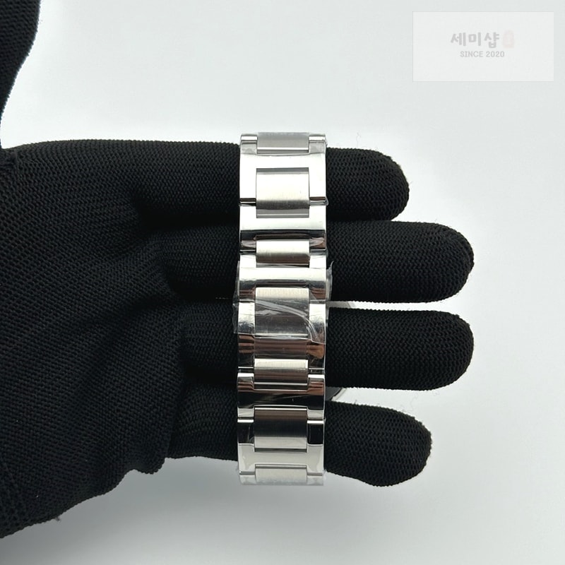 Cartier AF공장 까르띠에 발롱블루 42MM 스틸 화이트다이얼 블랙크로커다일스트랩 Ballon Bleu 42mm SS White Texture Dial on Black Crocodile Strap A2892 시계 8번 이미지