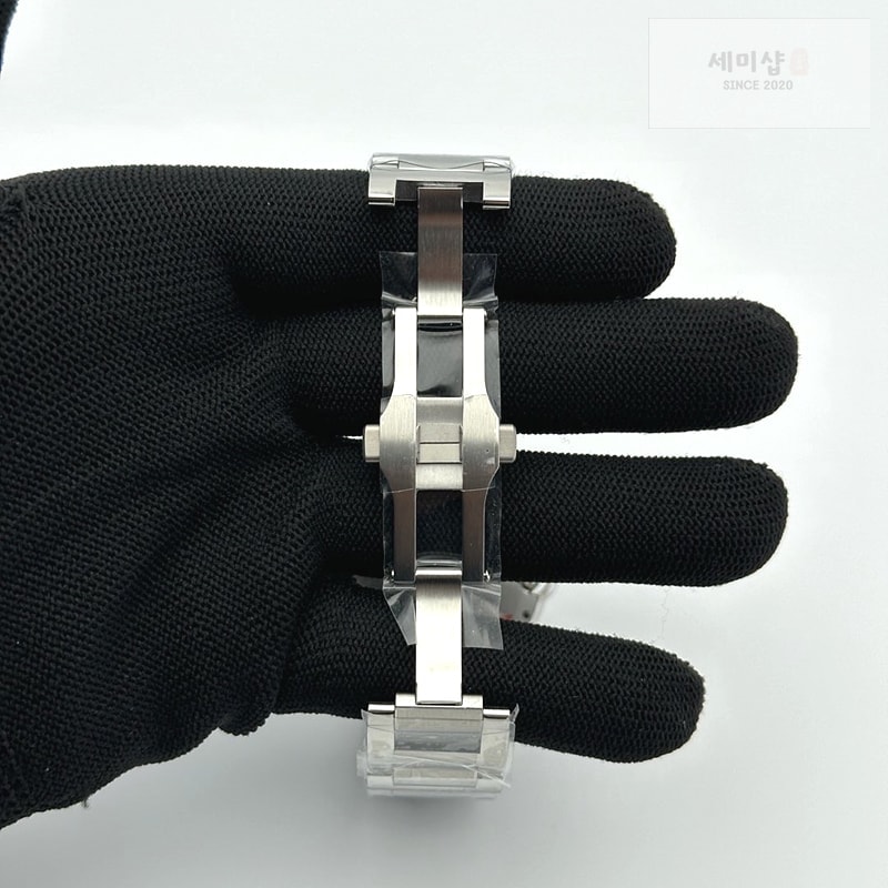 Cartier AF공장 까르띠에 발롱블루 42MM 스틸 화이트다이얼 블랙크로커다일스트랩 Ballon Bleu 42mm SS White Texture Dial on Black Crocodile Strap A2892 시계 9번 이미지