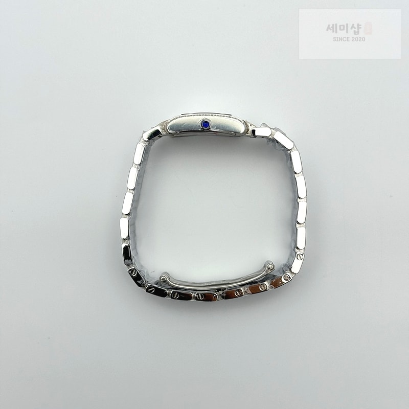 Cartier K11공장 까르띠에 탱크 프랑세즈 레이디즈 20.3 스틸 화이트다이얼 다이아베젤 브레이슬릿 Tank Francaise Ladies 20.3mm SS White Dial Diamonds Bezel on SS Bracelet Ronda Quartz 시계 9번 이미지