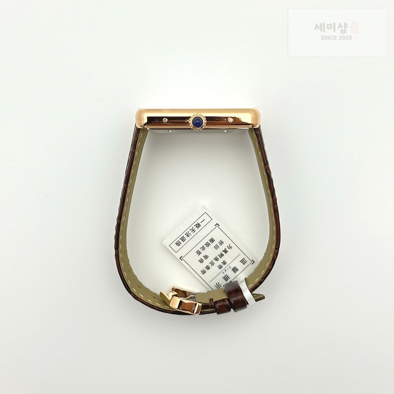 Cartier AF공장 까르띠에 탱크솔로 31mm 로즈골드 화이트다이얼 브라운 악어가죽스트랩 시계 7번 이미지
