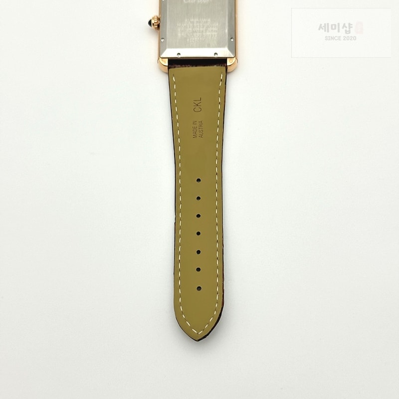 Cartier AF공장 까르띠에 탱크솔로 31mm 로즈골드 화이트다이얼 브라운 악어가죽스트랩 시계 10번 이미지