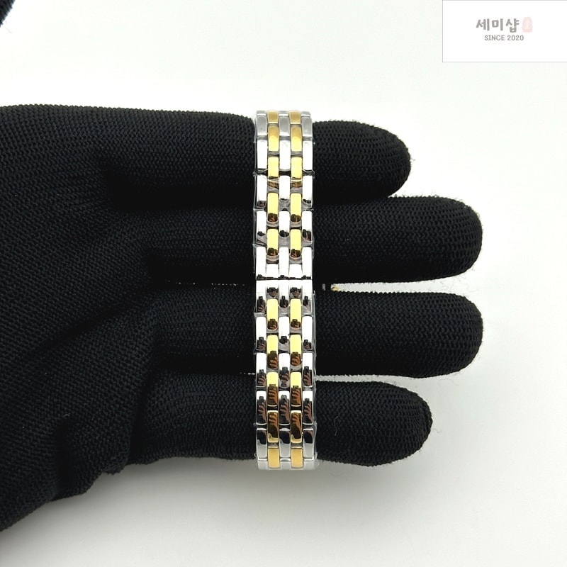Cartier BV공장 까르띠에 팬더 22 옐로우골드콤비 화이트다이얼 브레이슬릿 Panthère 22mm BVF 1:1 Best Edition SS/YG White Dial on SS/YG Bracelet Ronda Quartz 시계 6번 이미지