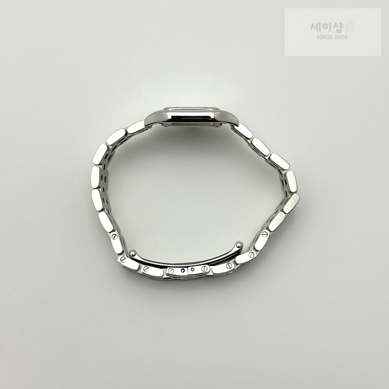 Cartier K11공장 까르띠에 팬더 레이디즈 22 스틸 화이트다이얼 브레이슬릿 Panthère Secrete Ladies 22mm SS White Dial on SS Bracelet Ronda Quartz 시계 8번 이미지