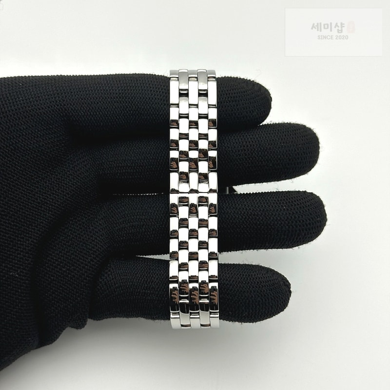 Cartier BV공장 까르띠에 팬더 27 스틸 다이아몬드베젤 화이트다이얼 브레이슬릿 Panthère 27mm BVF 1:1 Best Edition SS White Dial Diamonds Bezel on SS Bracelet Ronda Quartz 시계 6번 이미지