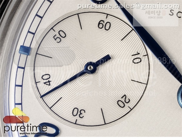 I W C APS공장 IWC 포르투기저 스틸 화이트다이얼 블루가죽스트랩 Portugieser Automatic 42mm SS APSF 1_1 Best Edition White Dial Blue Marker on Blue Leather Strap A52011 시계 3번 이미지