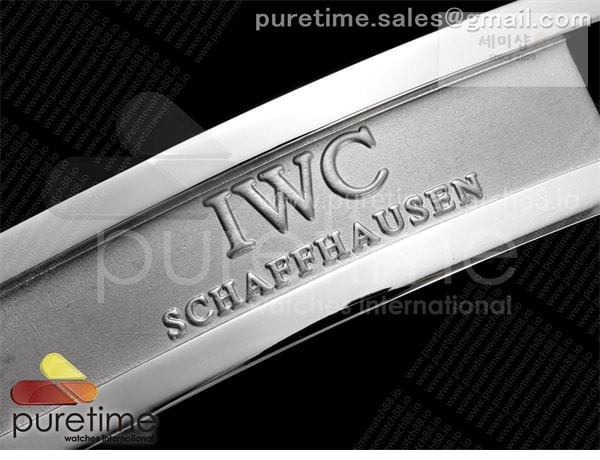 I W C APS공장 IWC 포르투기저 스틸 화이트다이얼 블루가죽스트랩 Portugieser Automatic 42mm SS APSF 1_1 Best Edition White Dial Blue Marker on Blue Leather Strap A52011 시계 28번 이미지