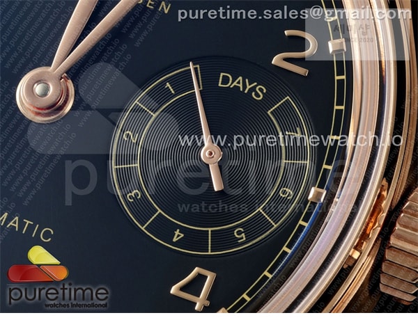 I W C APS공장 IWC 포르투기저 오토메틱 로즈골드금통 블랙다이얼 블랙가죽스트랩 Portugieser Automatic 42mm RG APSF 1_1 Best Edition Black Dial on Black Leather Strap A52010 시계 6번 이미지