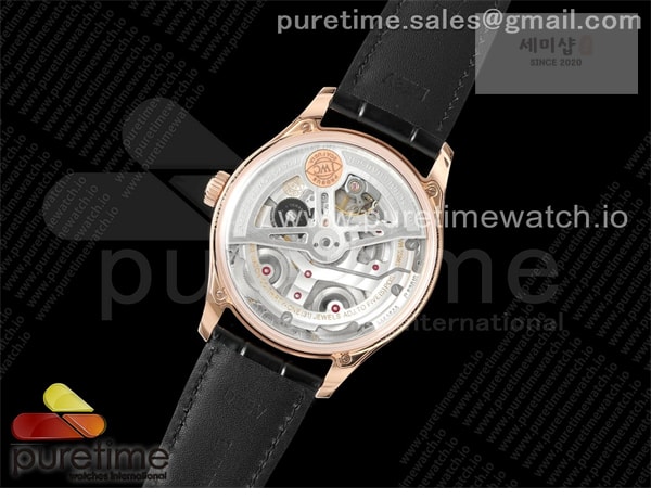 I W C APS공장 IWC 포르투기저 오토메틱 로즈골드금통 블랙다이얼 블랙가죽스트랩 Portugieser Automatic 42mm RG APSF 1_1 Best Edition Black Dial on Black Leather Strap A52010 시계 13번 이미지