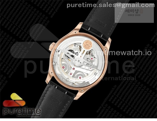 I W C APS공장 IWC 포르투기저 오토메틱 로즈골드금통 블랙다이얼 블랙가죽스트랩 Portugieser Automatic 42mm RG APSF 1_1 Best Edition Black Dial on Black Leather Strap A52010 시계 14번 이미지