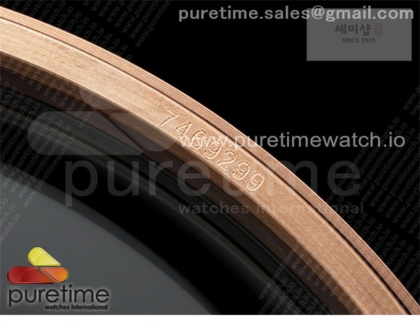 I W C APS공장 IWC 포르투기저 오토메틱 로즈골드금통 블랙다이얼 블랙가죽스트랩 Portugieser Automatic 42mm RG APSF 1_1 Best Edition Black Dial on Black Leather Strap A52010 시계 32번 이미지