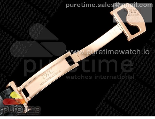 I W C APS공장 IWC 포르투기저 오토메틱 로즈골드금통 블랙다이얼 블랙가죽스트랩 Portugieser Automatic 42mm RG APSF 1_1 Best Edition Black Dial on Black Leather Strap A52010 시계 39번 이미지