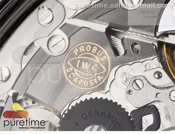 I W C APS공장 IWC 포르투기저 오토메틱 스틸 로즈골드다이얼 블랙가죽스트랩 Portugieser Automatic 42mm SS APSF 1_1 Best Edition RG Dial on Black Leather Strap A52011 시계 19번 이미지