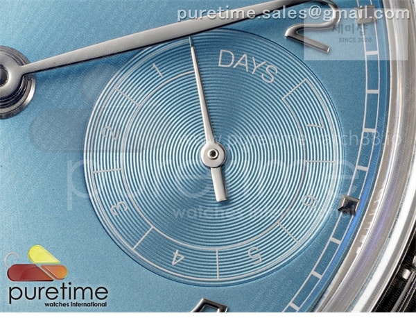 I W C APS공장 IWC 포르투기저 오토메틱 스틸 아이스블루다이얼 퍼플가죽스트랩 Portugieser Automatic 42mm SS APSF 1_1 Best Edition Ice Blue Dial on Purple Leather Strap A52011 시계 4번 이미지