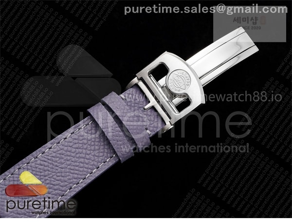 I W C APS공장 IWC 포르투기저 오토메틱 스틸 아이스블루다이얼 퍼플가죽스트랩 Portugieser Automatic 42mm SS APSF 1_1 Best Edition Ice Blue Dial on Purple Leather Strap A52011 시계 18번 이미지