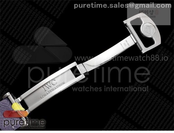 I W C APS공장 IWC 포르투기저 오토메틱 스틸 아이스블루다이얼 퍼플가죽스트랩 Portugieser Automatic 42mm SS APSF 1_1 Best Edition Ice Blue Dial on Purple Leather Strap A52011 시계 29번 이미지