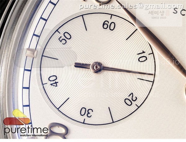 I W C APS공장 IWC 포르투기저 오토메틱 스틸 화이트다이얼 블랙가죽스트랩 Portugieser Automatic 42mm SS APSF 1_1 Best Edition White Dial RG Marker on Black Leather Strap A52011 시계 6번 이미지