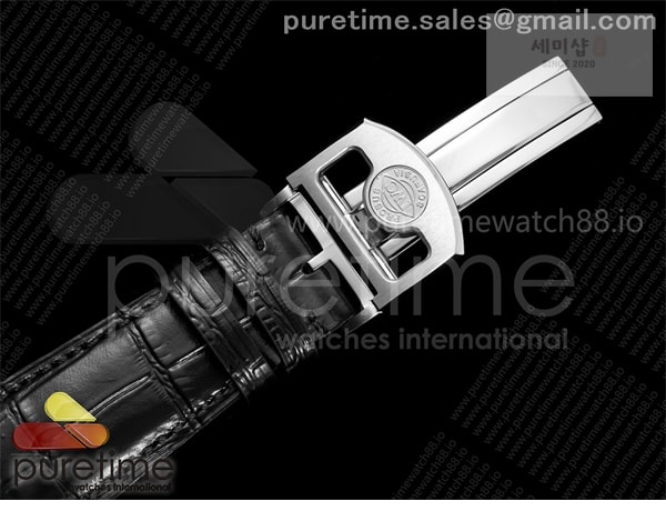 I W C APS공장 IWC 포르투기저 오토메틱 스틸 화이트다이얼 블랙가죽스트랩 Portugieser Automatic 42mm SS APSF 1_1 Best Edition White Dial RG Marker on Black Leather Strap A52011 시계 29번 이미지