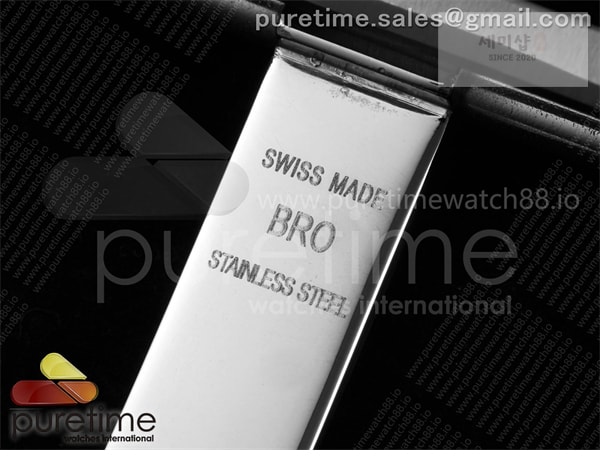 I W C APS공장 IWC 포르투기저 오토메틱 스틸 화이트다이얼 블랙가죽스트랩 Portugieser Automatic 42mm SS APSF 1_1 Best Edition White Dial RG Marker on Black Leather Strap A52011 시계 21번 이미지