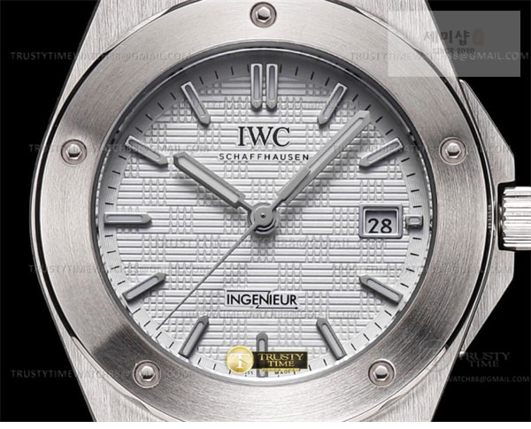 I W C GH공장 IWC 인제니어 실버다이얼 브레이슬릿 IWC0555A – Ingenieur Auto SS_SS Silver GHF MY9015 시계 1번 이미지