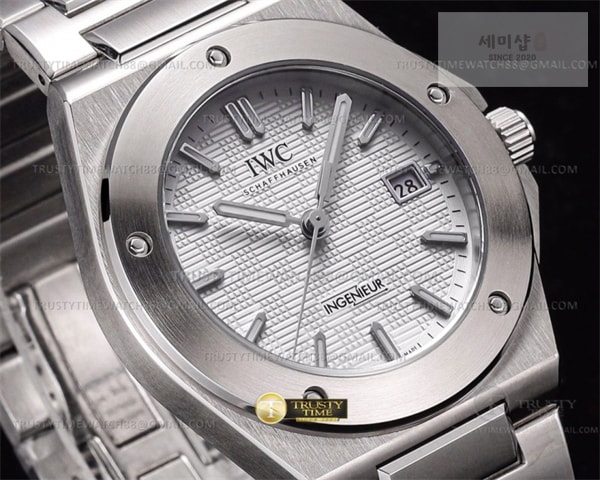I W C GH공장 IWC 인제니어 실버다이얼 브레이슬릿 IWC0555A – Ingenieur Auto SS_SS Silver GHF MY9015 시계 3번 이미지