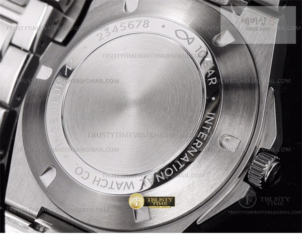 I W C GH공장 IWC 인제니어 아쿠아다이얼 브레이슬릿 IWC0555D – Ingenieur Auto SS_SS A-Grn GHF MY9015 그린 블루 시계 7번 이미지