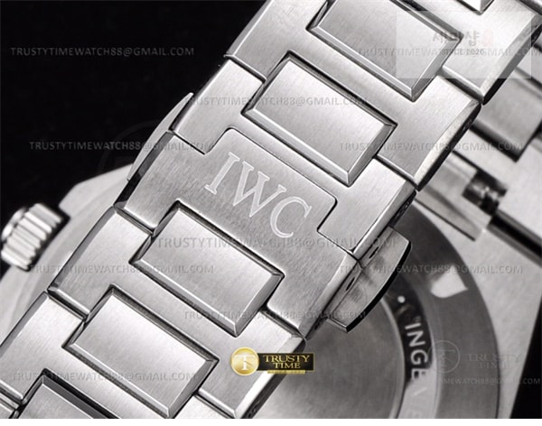 I W C GH공장 IWC 인제니어 아쿠아다이얼 브레이슬릿 IWC0555D – Ingenieur Auto SS_SS A-Grn GHF MY9015 그린 블루 시계 9번 이미지
