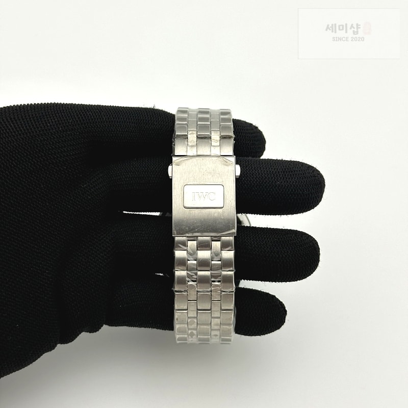 I W C MK공장 v2 IWC 마크17 스틸 블랙다이얼 브레이슬릿 Mark XVII IW326504 Black Dial on SS Bracelet MIYOTA 9015 시계 6번 이미지