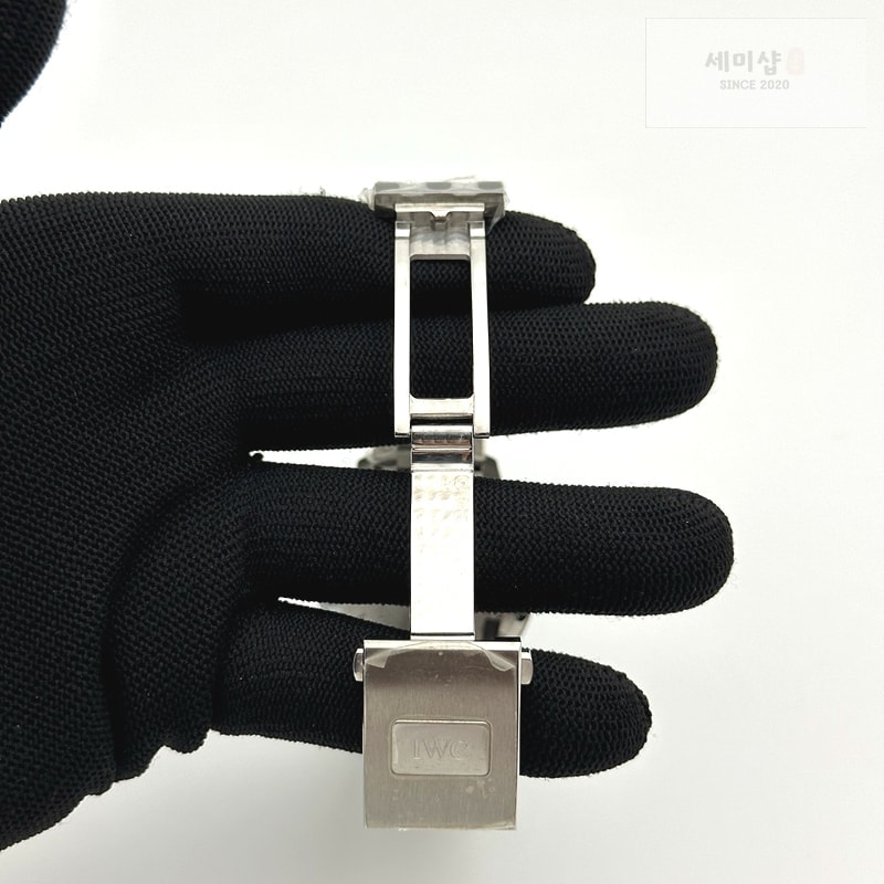 I W C MK공장 v2 IWC 마크17 스틸 블랙다이얼 브레이슬릿 Mark XVII IW326504 Black Dial on SS Bracelet MIYOTA 9015 시계 7번 이미지