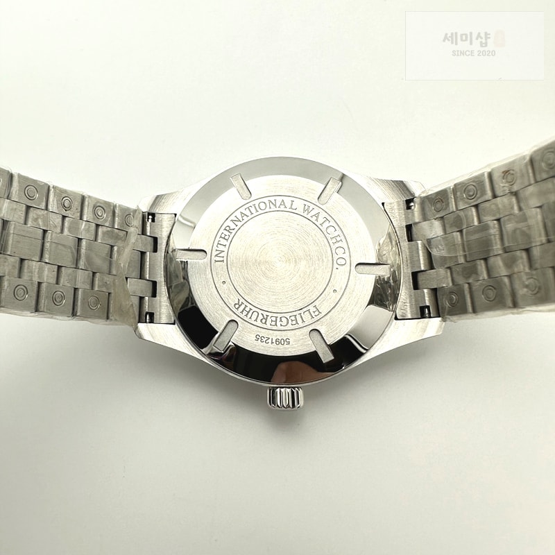 I W C MK공장 v2 IWC 마크17 스틸 블랙다이얼 브레이슬릿 Mark XVII IW326504 Black Dial on SS Bracelet MIYOTA 9015 시계 10번 이미지