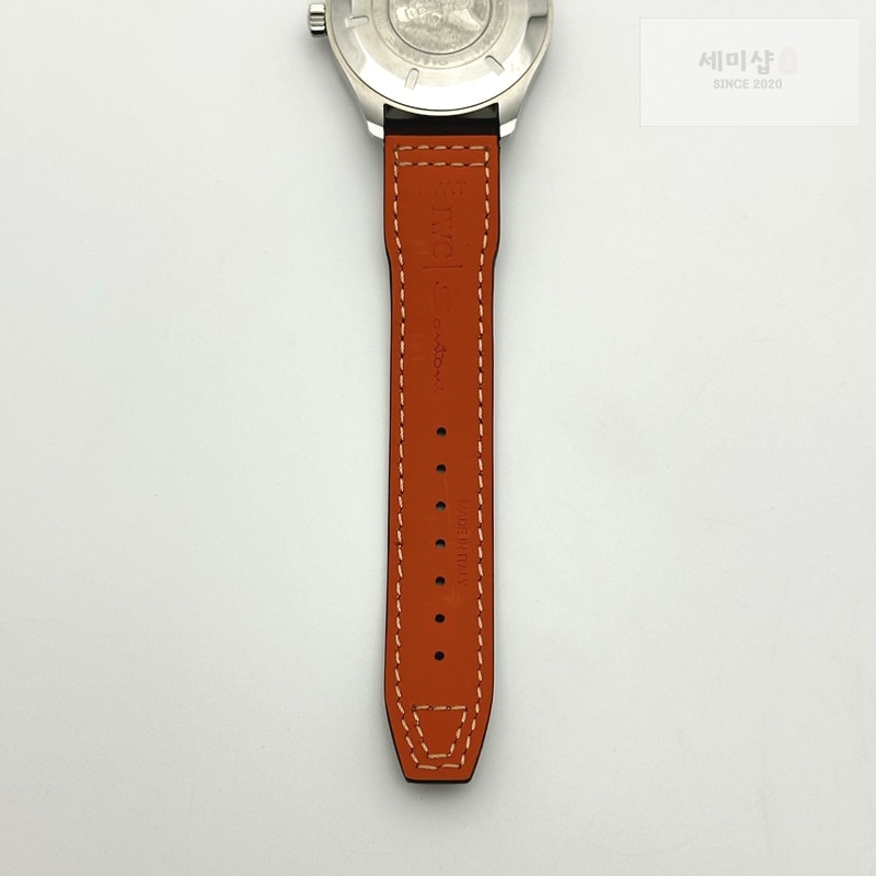 I W C MK공장 IWC 마크18 어린왕자에디션 파일럿가죽스트랩 MARK XVIII LE PETIT PRINCE IW327004 SS BLUE DIAL ON BROWN LEATHER STRAP MIYOTA 9015 시계 10번 이미지