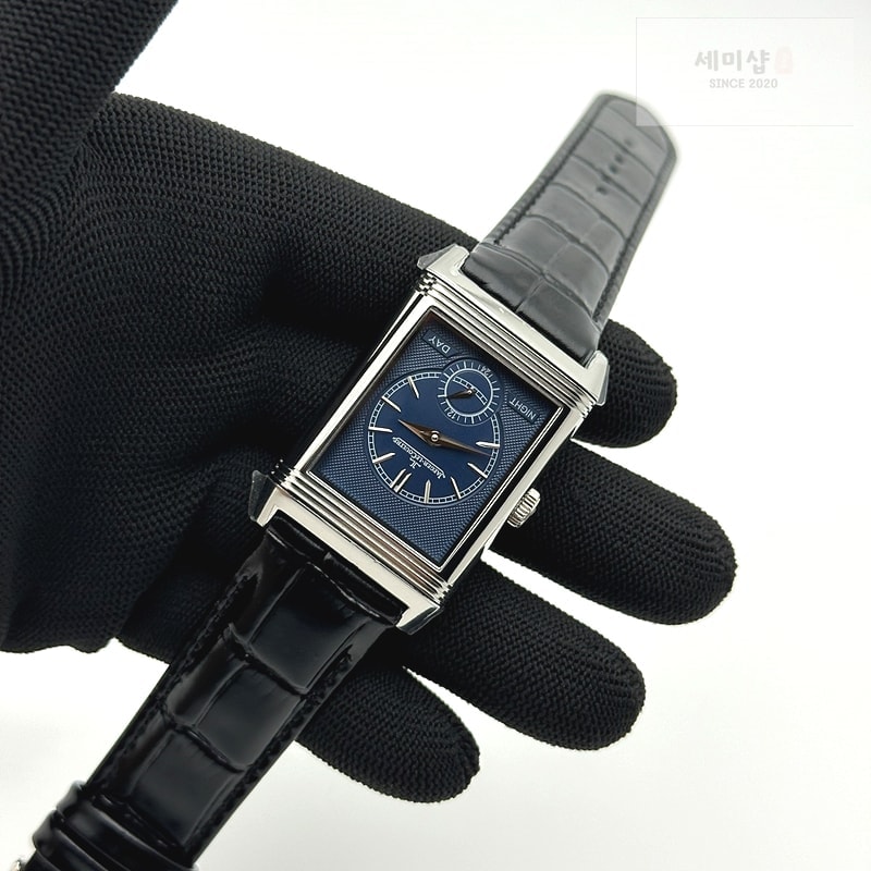 Jaeger Le Coultre MG공장 예거 리베르소 스틸 가죽스트랩 듀오페이스 블랙가죽스트랩 Reverso Tribute Small Seconds SS/LE Silv Wht MGF A854A 시계 10번 이미지