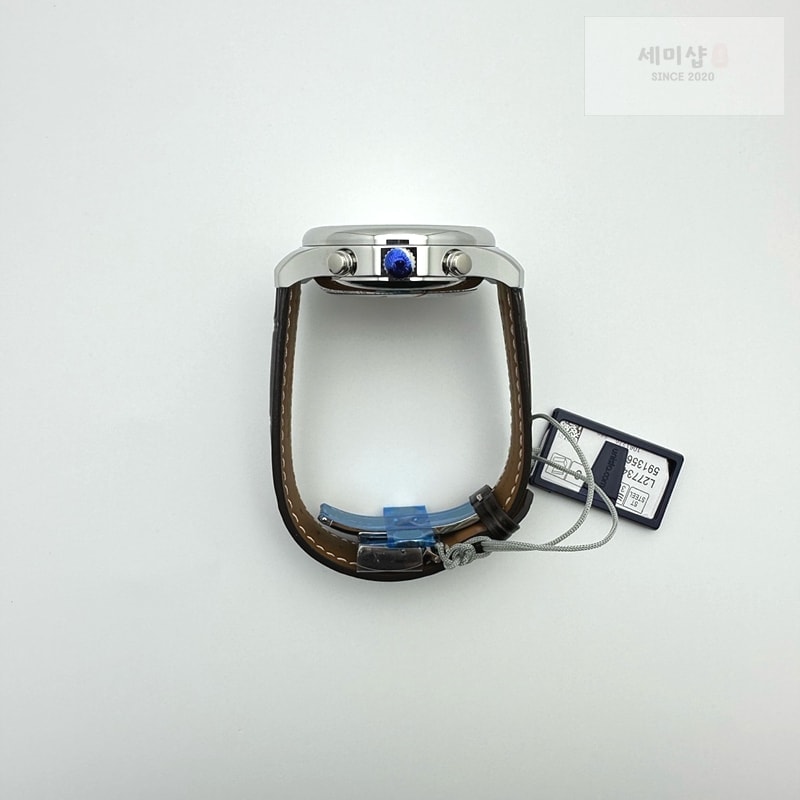 론진 GS공장 론진 마스터컬렉션 문페이즈 스틸 화이트다이얼 가죽스트랩 MASTER MOONPHASE CHRONOGRAPH SS WHITE DIAL ON BROWN LEATHER STRAP A7751 시계 7번 이미지