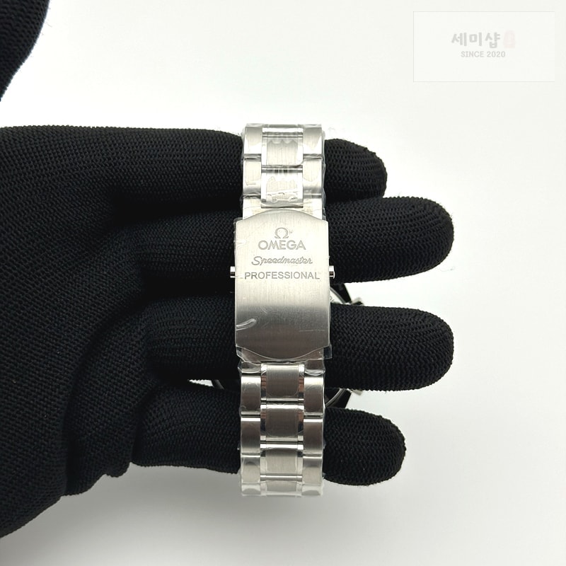 Omega OM공장 오메가 문워치 스피드마스터 프로페셔널 스틸 블랙다이얼 브레이슬릿 SPEEDMASTER PROFESSIONAL SS BLACK DIAL ON SS BRACELET MANUAL WINDING CHRONO MOVEMENT 시계 6번 이미지
