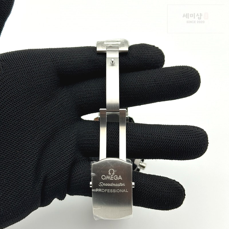 Omega OM공장 오메가 문워치 스피드마스터 프로페셔널 스틸 블랙다이얼 브레이슬릿 SPEEDMASTER PROFESSIONAL SS BLACK DIAL ON SS BRACELET MANUAL WINDING CHRONO MOVEMENT 시계 7번 이미지